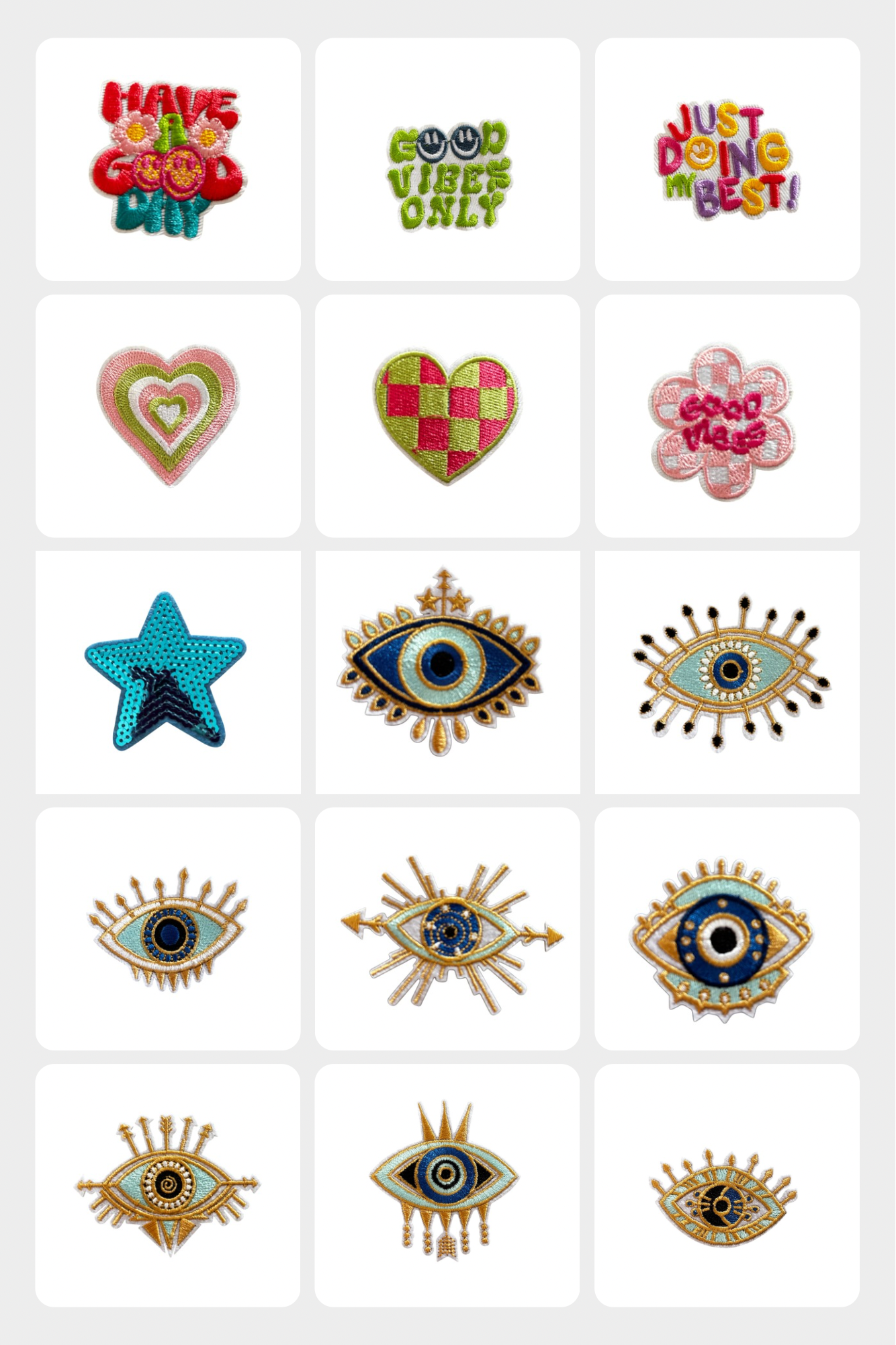 Embroidered patches