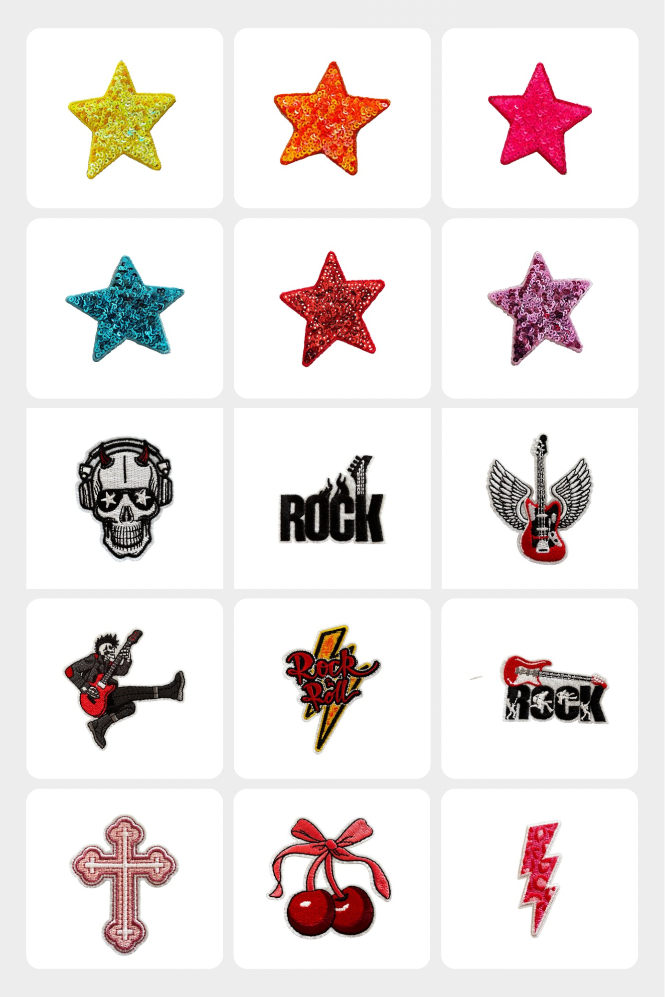 Embroidered patches